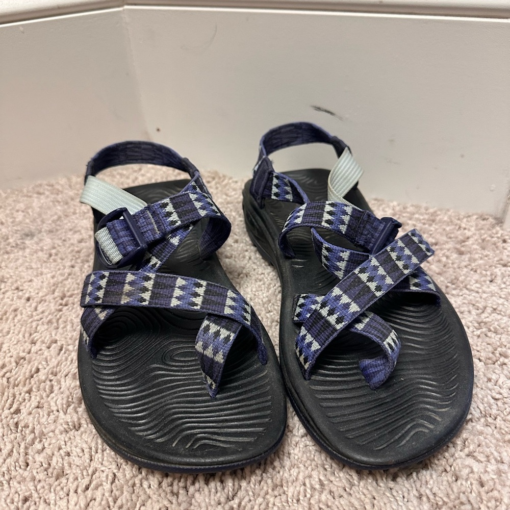 Chaco Women's Sandals - Black and Blue